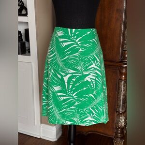 Talbots‎ Kelly Green Floral Pencil Skirt